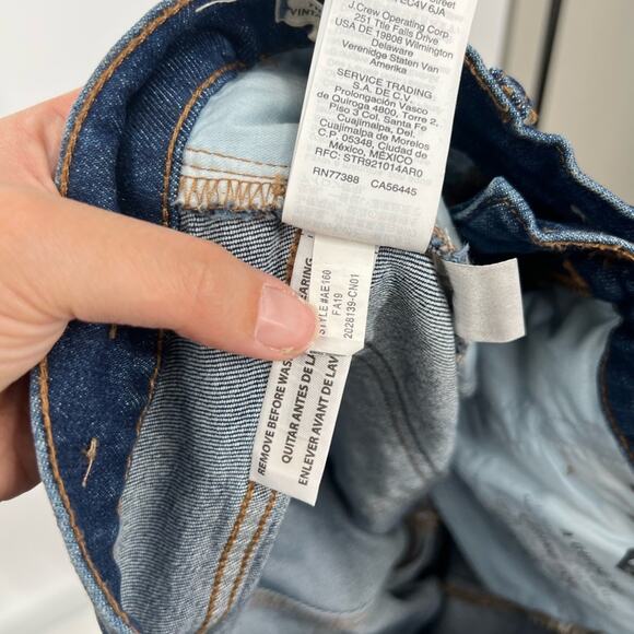 Madewell The Perfect Vintage Crop Jeans Bellbrook Wash Comfort Stretch Edition - Picture 10 of 10